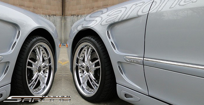 Custom Mercedes S Class Fenders  Sedan (2000 - 2006) - $799.00 (Manufacturer Sarona, Part #MB-003-FD)